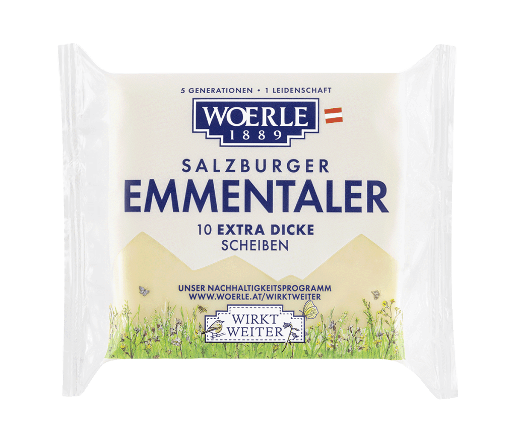 WOERLE Salzburger Emmentaler 10 extra dicke Scheiben