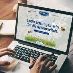 Computer-Bildschirm Rettungsinseln für die Artenvielfalt - Käserei Woerle