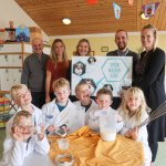 Gruppenfoto Kindergartenkinder, Gerrit Woerle, Diana Reuter - Käserei Woerle