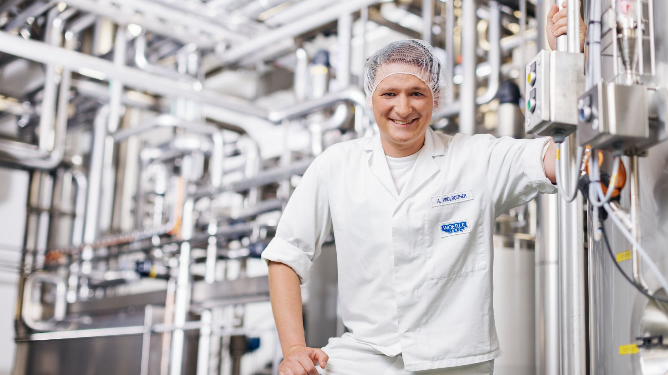 Woerle Mitarbeiter im Labor