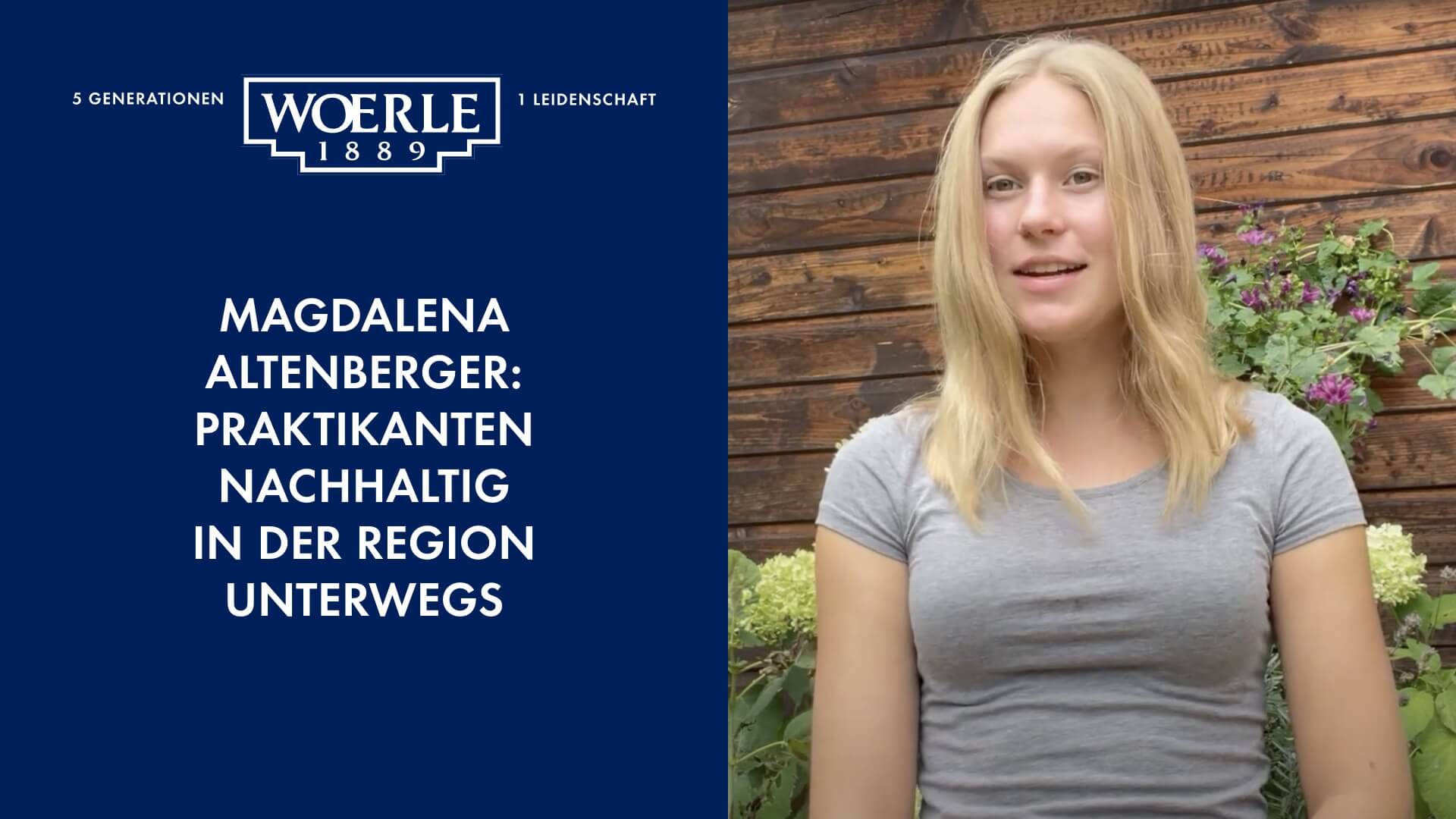 Praktikantin Magdalena Altenberger – Käserei Woerle