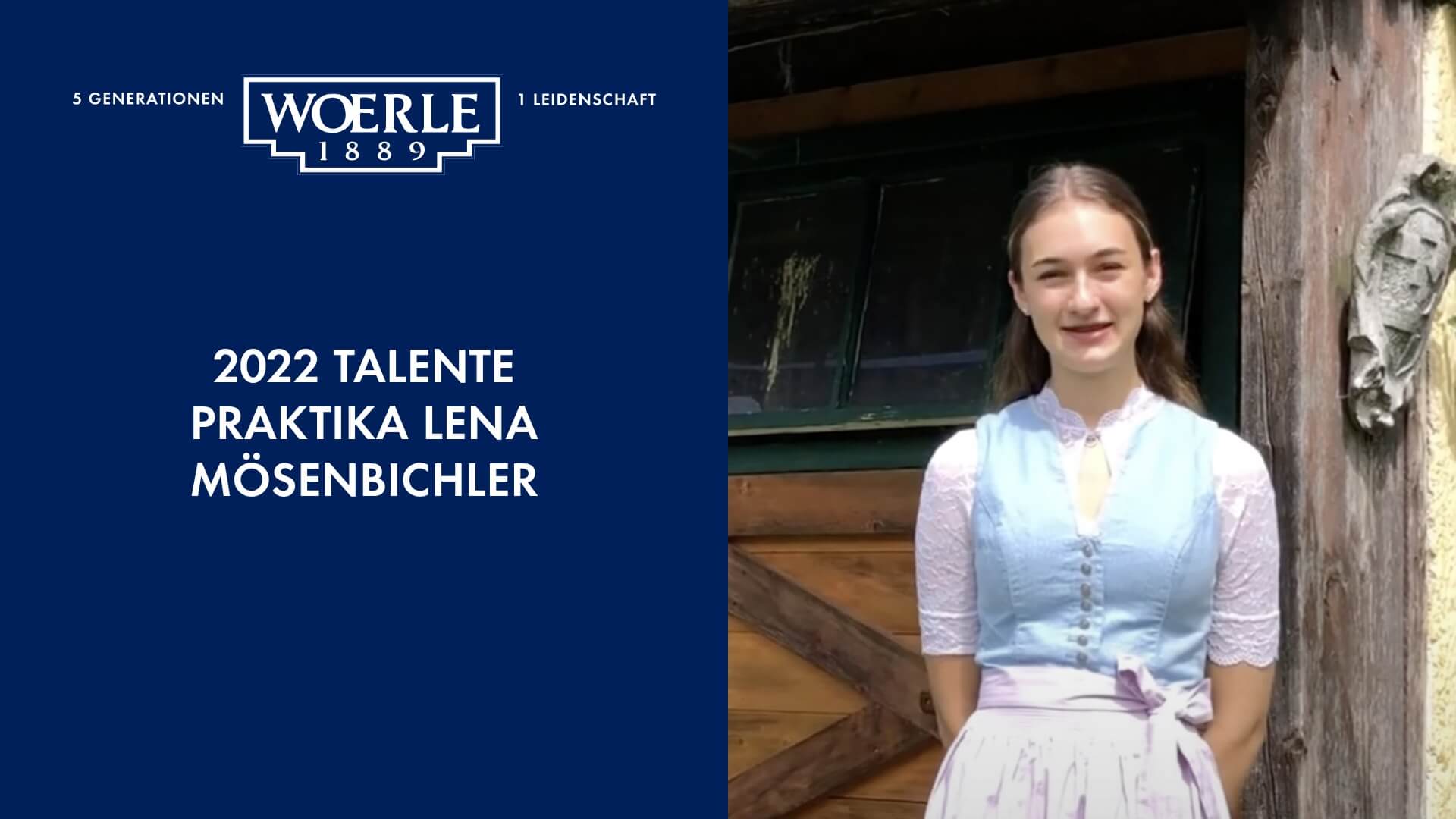 Praktikantin Lena Mösenbichler – Käserei Woerle