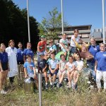 Gruppenbild Ferienprogramm Kinder und Woerle-Mitarbeiter - Käserei Woerle