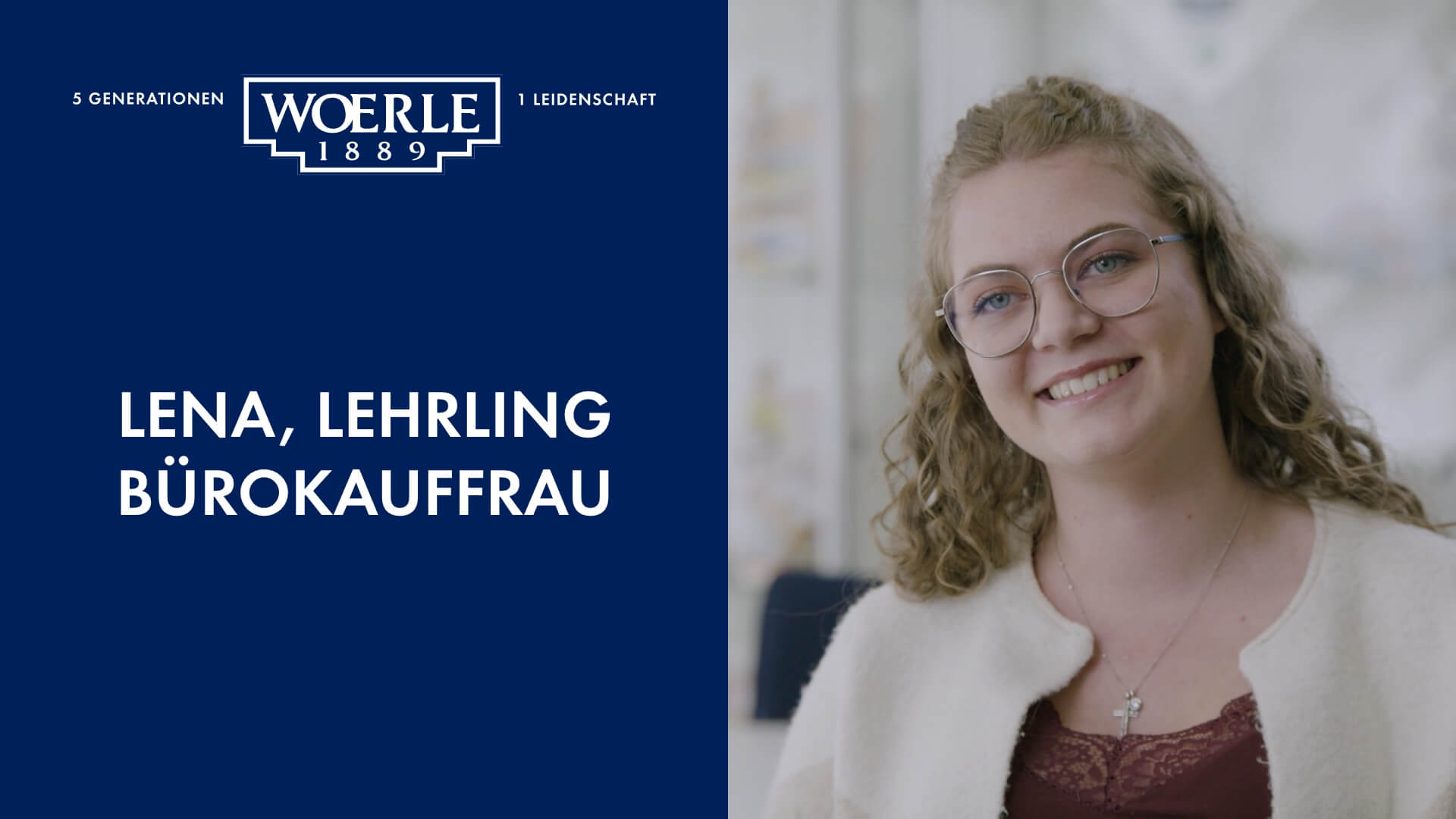 Interview mit Lena, Lehrling Bürokauffrau - YouTube Video