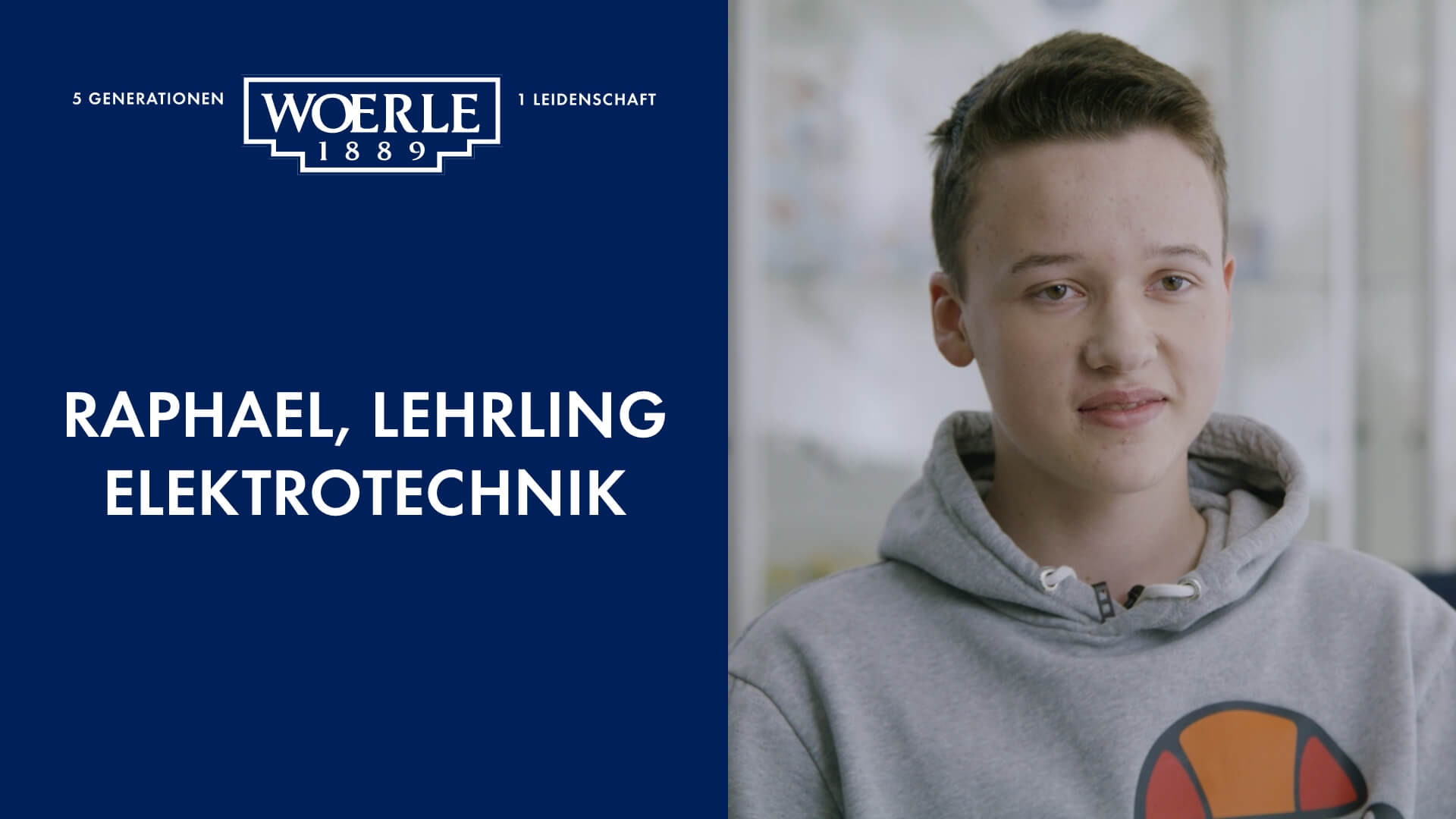Interview mit Raphael, Lehrling Elektrotechnik - YouTube Video