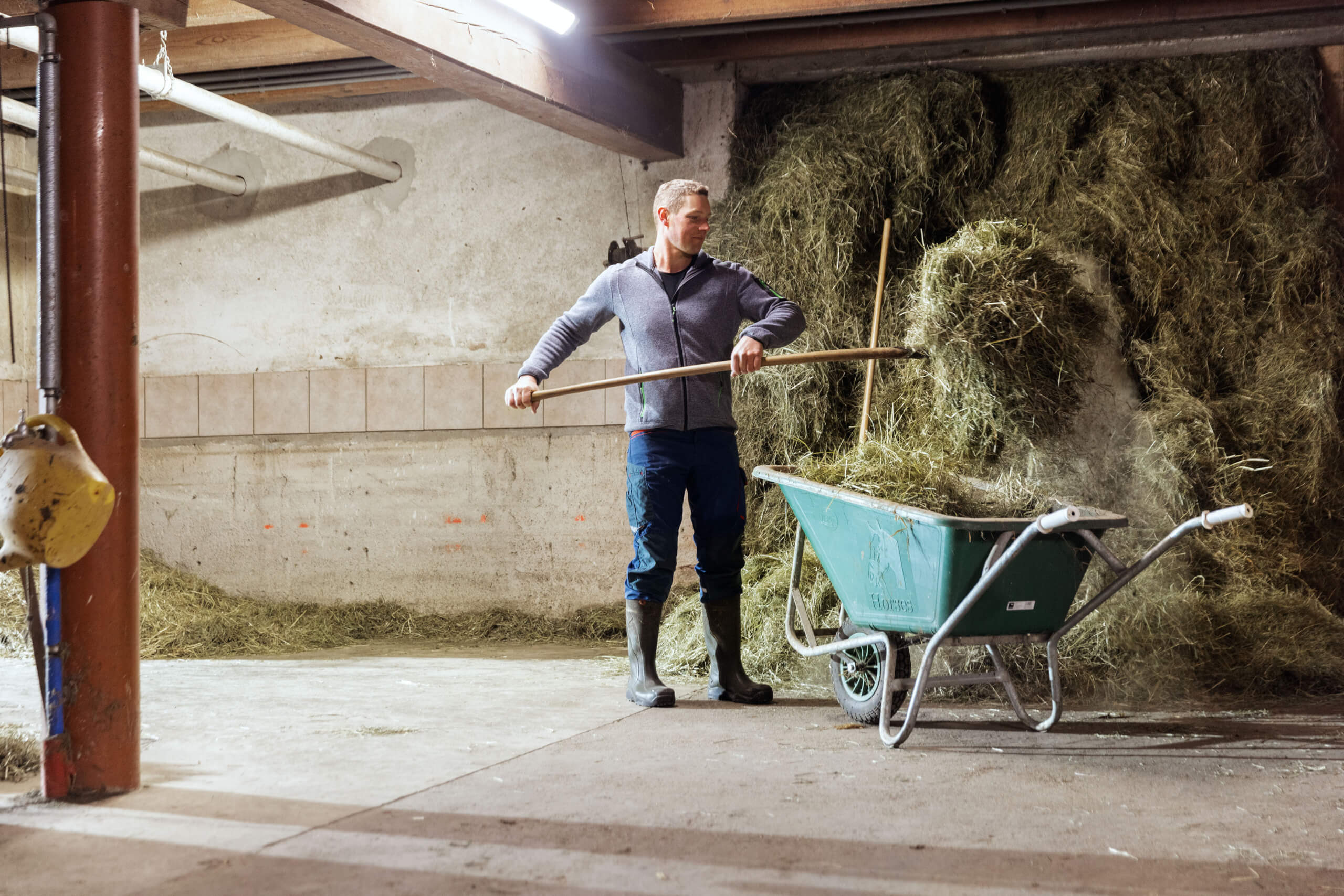 Heumilchbauer im Einsatz – Käserei Woerle