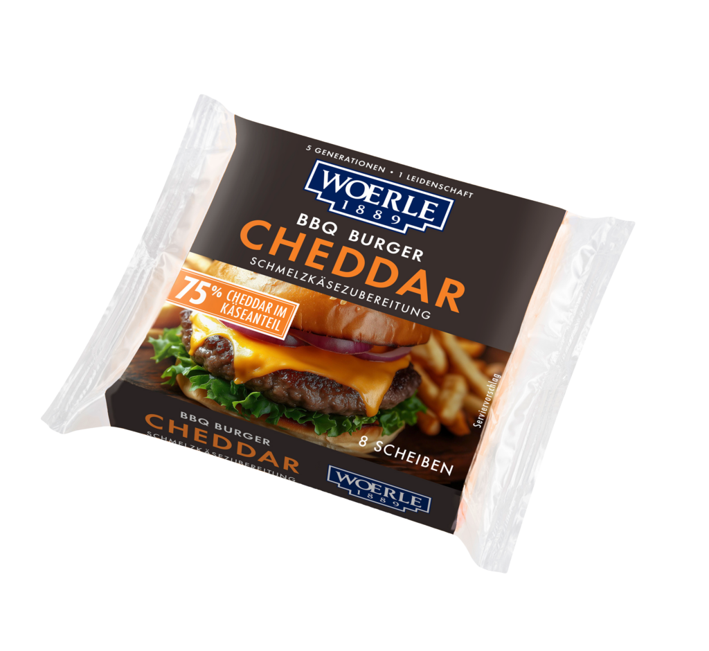 WOERLE BBQ Burger Cheddar Scheiben